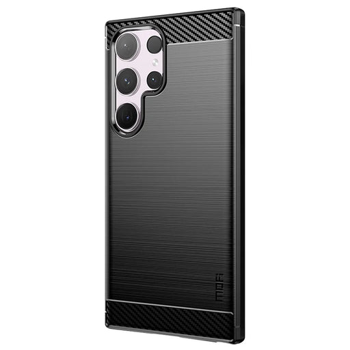 MOFI JK TPU Series-1 For Samsung Galaxy S24 Ultra TPU Case Brushed Phone Cover - Black - 2