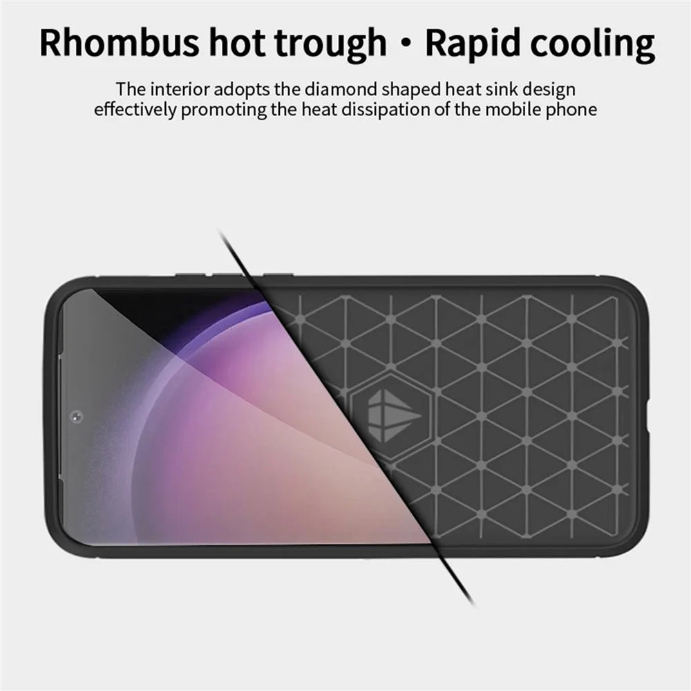 MOFI JK TPU Series-1 For Samsung Galaxy S24 Ultra TPU Case Brushed Phone Cover - Black - 6