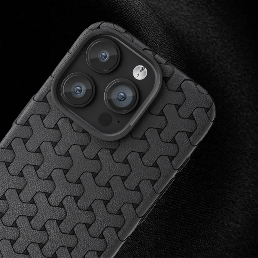 For iPhone 14 Pro Max Case 3D Dog Teeth Texture Soft TPU Phone Back Cover - Orange - 2