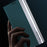 For Samsung Galaxy S24+ Case Electroplating Leather Phone Cover with Stand - Green - 7