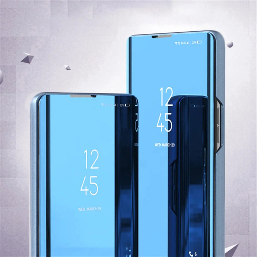 For Samsung Galaxy S24+ Flip Leather Cover with Stand Full Body Protective Phone Case - Blue - 7