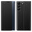 For Samsung Galaxy S24+ Case View Window Anti-Scratch PU Leather Flip Stand Phone Cover - Black - 1