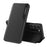 For Samsung Galaxy S24+ Case View Window PU Leather Stand Cover - Black - 1