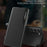 For Samsung Galaxy S24+ Case View Window PU Leather Stand Cover - Black - 3