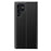 For Samsung Galaxy S24 Ultra Case PC + PU Leather View Window Flip Stand Phone Cover - Black - 7