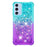 For Samsung Galaxy A15 5G TPU Case Gradient Quicksand Phone Back Cover - Sky Blue+Purple - 3