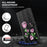 For Samsung Galaxy S24+ Case 3D Pattern Printing Phone Cover with Wallet Stand - Rose Flower - 4