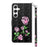 For Samsung Galaxy S24+ Case 3D Pattern Printing Phone Cover with Wallet Stand - Rose Flower - 7