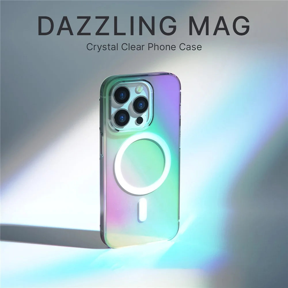 JTLEGEND For iPhone 15 Pro Case Magnetic Anti-drop TPU Phone Cover Compatible with MagSafe - 6