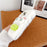 For iPhone 15 Case Sausage-shaped Lip Cartoon Design Plush+TPU Phone Cover - White - 3