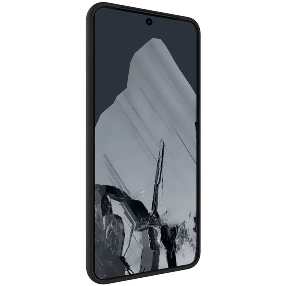 IMAK LX-5 Series for Google Pixel 8 Pro Case Leather+ PC + TPU Phone Cover - Cross Texture - 4
