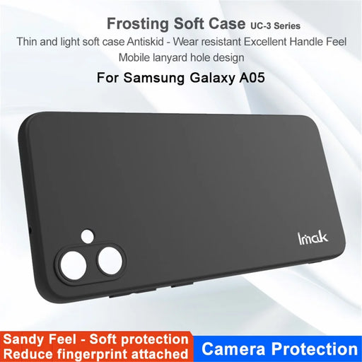 IMAK UC-3 Series For Samsung Galaxy A05 4G Matte Phone Case Soft TPU Protective Phone Cover - 2