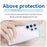 For Samsung Galaxy S24 Ultra Case TPU + Acrylic Shockproof Smart Phone Cover - Blue - 4