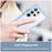 For Samsung Galaxy S24 Ultra Case TPU + Acrylic Shockproof Smart Phone Cover - Blue - 5