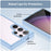 For Samsung Galaxy S24 Ultra Case TPU + Acrylic Shockproof Smart Phone Cover - Blue - 6