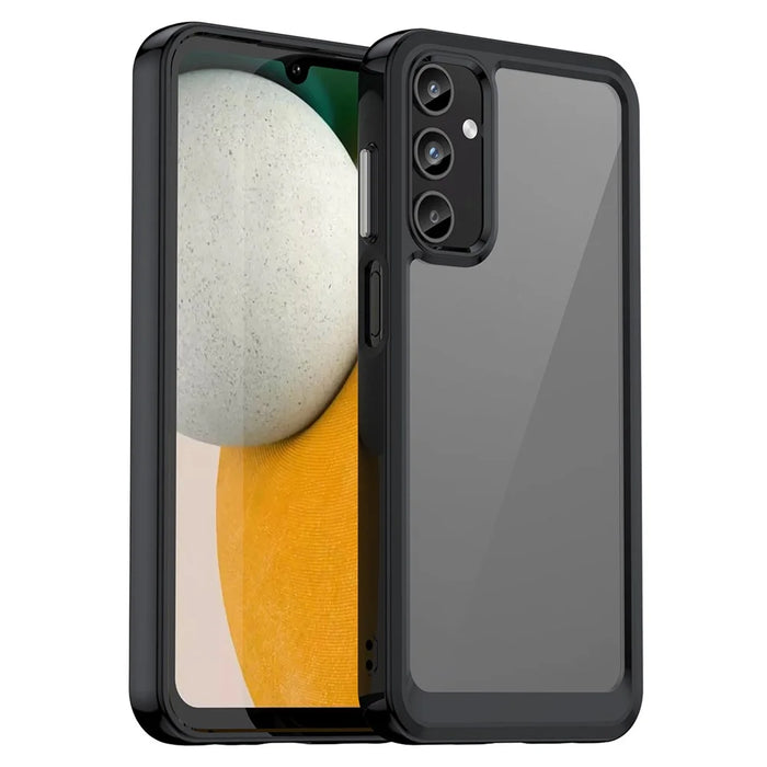 For Samsung Galaxy A15 5G Case Anti-drop TPU + Acrylic Cell Phone Cover - Black - 1