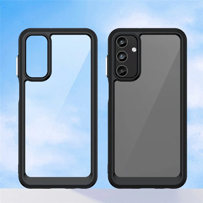 For Samsung Galaxy A15 5G Case Anti-drop TPU + Acrylic Cell Phone Cover - Black - 2
