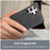 For Samsung Galaxy S24 Ultra TPU Phone Cover Shockproof Phone Case with Square Grid Texture - Black - 5