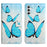 For Samsung Galaxy A05s 4G Case 3D Pattern Printing Wallet Phone Cover - Three Butterflies - 1