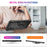 For Samsung Galaxy A05s 4G Case Ring Kickstand Anti-fall TPU+PC Phone Cover - Black - 6