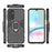 For Samsung Galaxy A15 4G Kickstand Case Ring Holder Cell Phone Cover - Black - 5