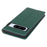 For Google Pixel 8 Pro Case Litchi Texture Genuine Cow Leather Phone Cover Wallet Stand with Strap - Green - 5