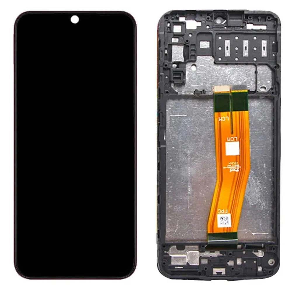 For Samsung Galaxy A14 4G A145F Grade B LCD Screen and Digitizer Assembly + Frame Replacement Part (Without Logo) - 1
