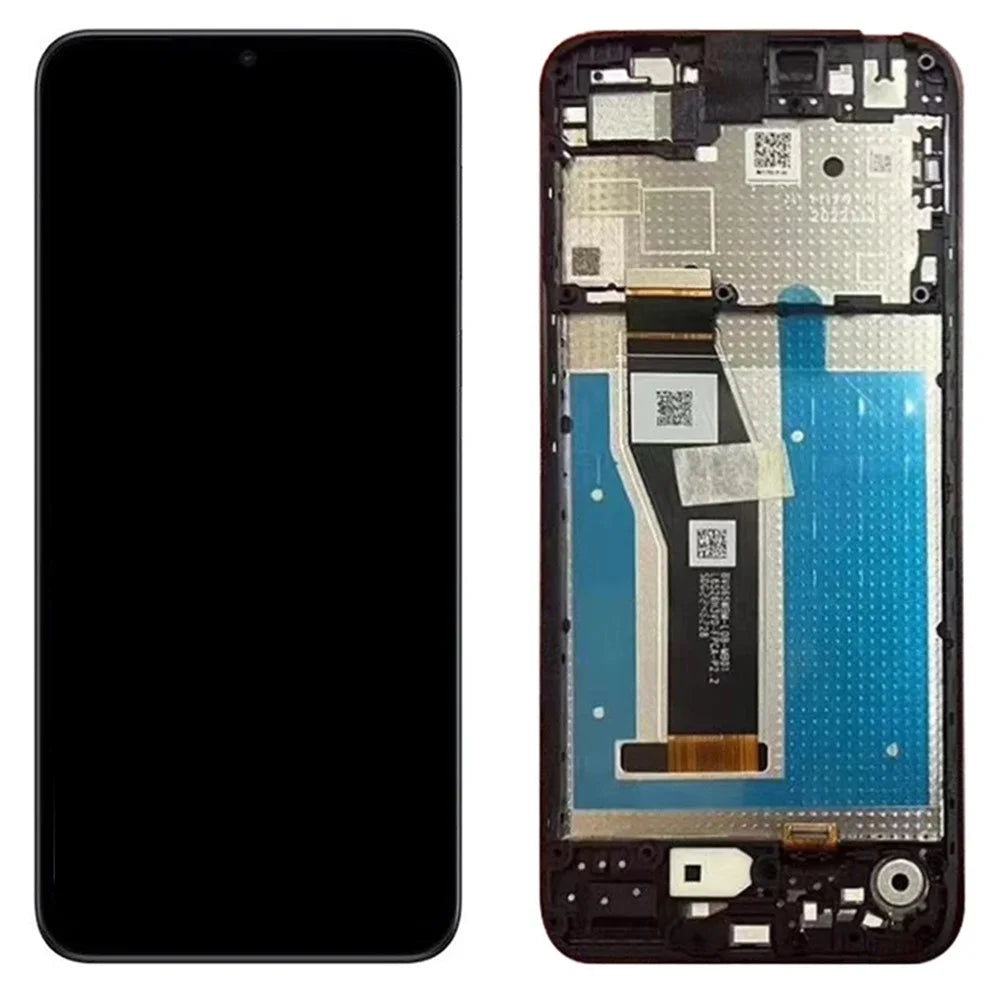 For Motorola Moto E13 4G Grade B OLED Screen and Digitizer Assembly + Frame Replacement Part (without Logo) - 1