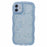 JTW Series for iPhone 11 TPU Case Glitter Stars Wavy Edge Protective Phone Cover - Blue - 3
