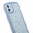 JTW Series for iPhone 11 TPU Case Glitter Stars Wavy Edge Protective Phone Cover - Blue - 6