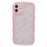 JTW Series for iPhone 12 Case Wavy Edge Star Sequins Epoxy Phone Cover - Pink - 3
