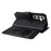 For Samsung Galaxy S25+ / S24+ Leather Case with 10 Card Holder Phone Cover Stand - Black - 3