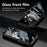 For OnePlus Open Phone Case Tempered Glass Film Hinge Protection Hard PC Cover - Black - 6