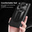 For OnePlus Open Phone Case Tempered Glass Film Hinge Protection Hard PC Cover - Black - 7