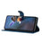 For Samsung Galaxy A05s 4G Case Magnetic PU Leather Imprinted Wallet Phone Protector - Blue - 2
