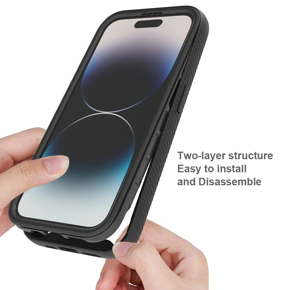 Starry Series for iPhone 15 Pro Case PC+TPU Magnetic Phone Cover Compatible with MagSafe - 2