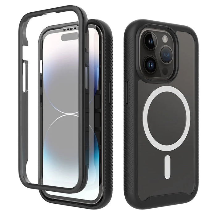 Starry Series for iPhone 15 Pro Max Case PET Screen Film Phone Cover Compatible with MagSafe - 1
