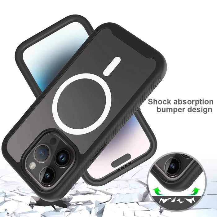 Starry Series for iPhone 15 Pro Max Case PET Screen Film Phone Cover Compatible with MagSafe - 3