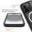 Starry Series for iPhone 15 Pro Max Case PET Screen Film Phone Cover Compatible with MagSafe - 4