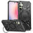 For Samsung Galaxy A54 5G Case Magnetic Shockproof TPU+PC Cell Phone Protective Shell - Black - 1