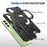 For Samsung Galaxy A54 5G Case Magnetic Shockproof TPU+PC Cell Phone Protective Shell - Black - 5