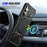 For Samsung Galaxy A14 4G / A14 5G Case Shockproof TPU+PC Phone Back Protector with Rotating Kickstand - Black - 2