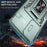 Armor Series For Samsung Galaxy S25 / S24 Case PC+TPU Shockproof Kickstand Smart Phone Back Protector with Slide Lens Lid - Green - 5