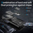 For Samsung Galaxy S24+ Case Kickstand Slide Lens Protection Phone Cover - Black - 4