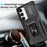 For Samsung Galaxy S24+ Case Kickstand Slide Lens Protection Phone Cover - Black - 6