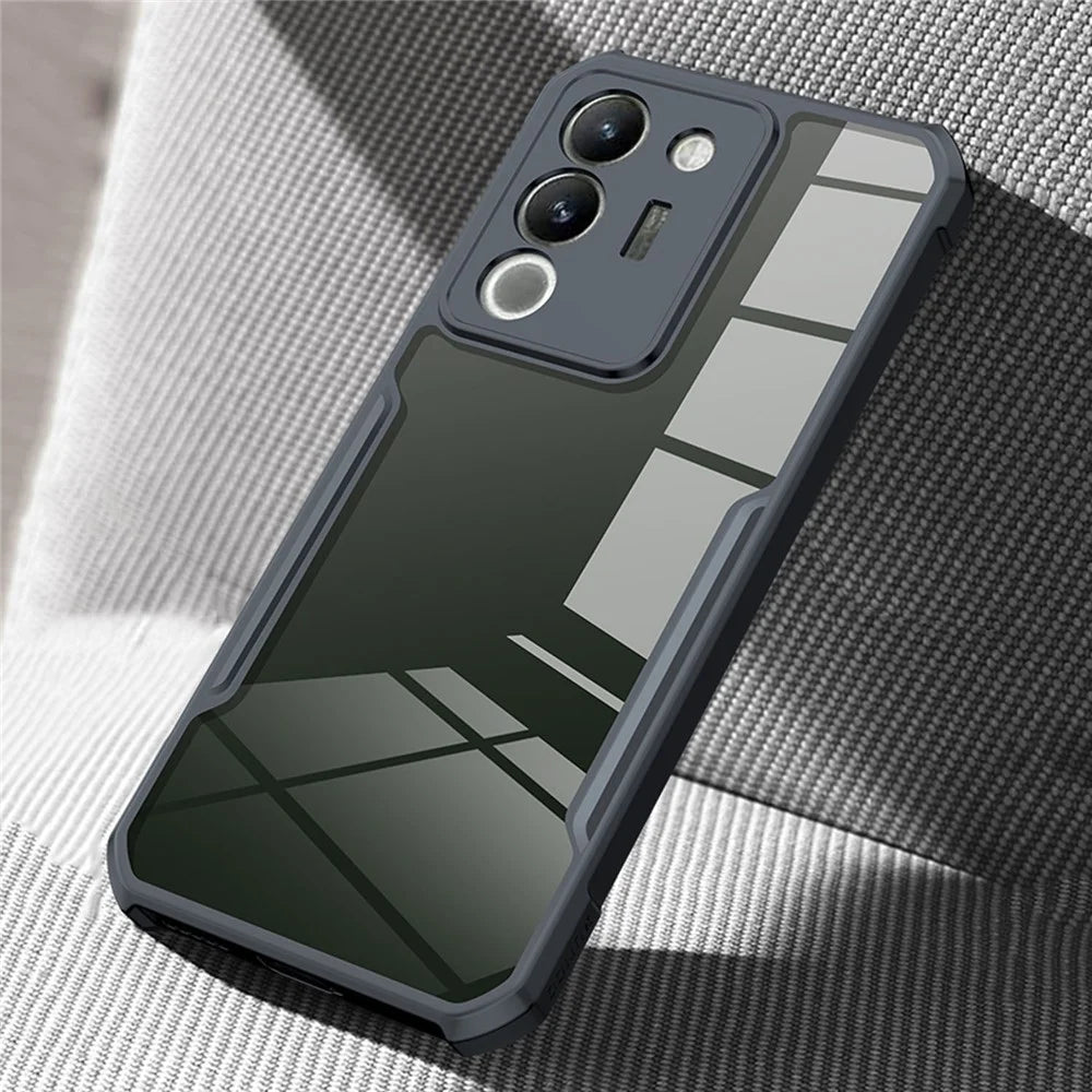 XUNDD For vivo V29e (Global) 5G Mobile Phone Case Anti-Scratch Acrylic+TPU Slim-Fit Phone Cover - 3