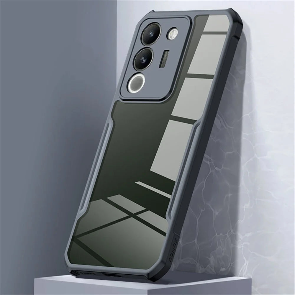 XUNDD For vivo V29e (Global) 5G Mobile Phone Case Anti-Scratch Acrylic+TPU Slim-Fit Phone Cover - 4