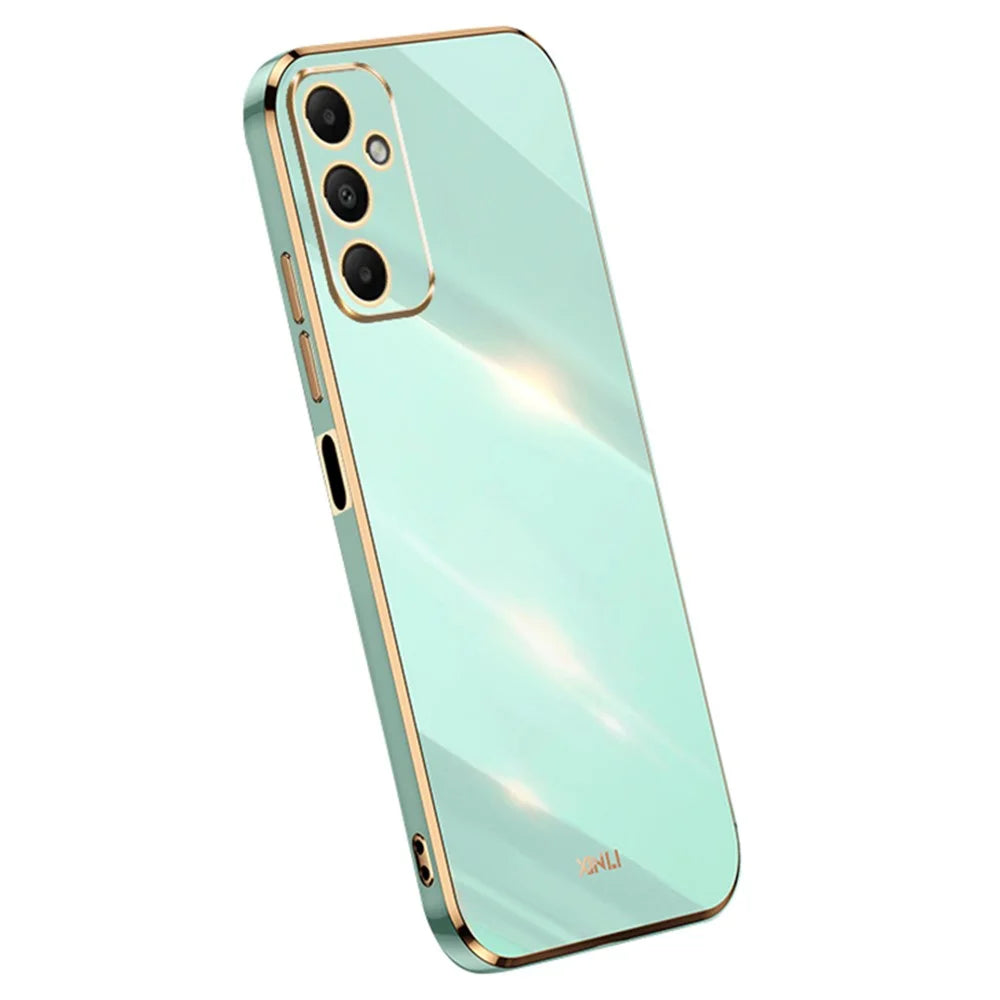 XINLI For Samsung Galaxy A05s 4G Cover Electroplated Drop-proof TPU Phone Case - Cyan - 1
