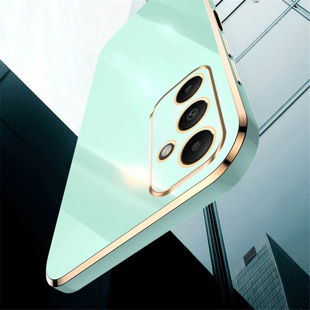 XINLI For Samsung Galaxy A05s 4G Cover Electroplated Drop-proof TPU Phone Case - Cyan - 4