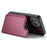 For iPhone 15 Pro Max Phone Case CASEME C22 Leather Back Cover with RFID Blocking Card Slots - Red - 3